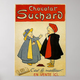 Poster Chocolat Suchard 2 Annonce Vintage