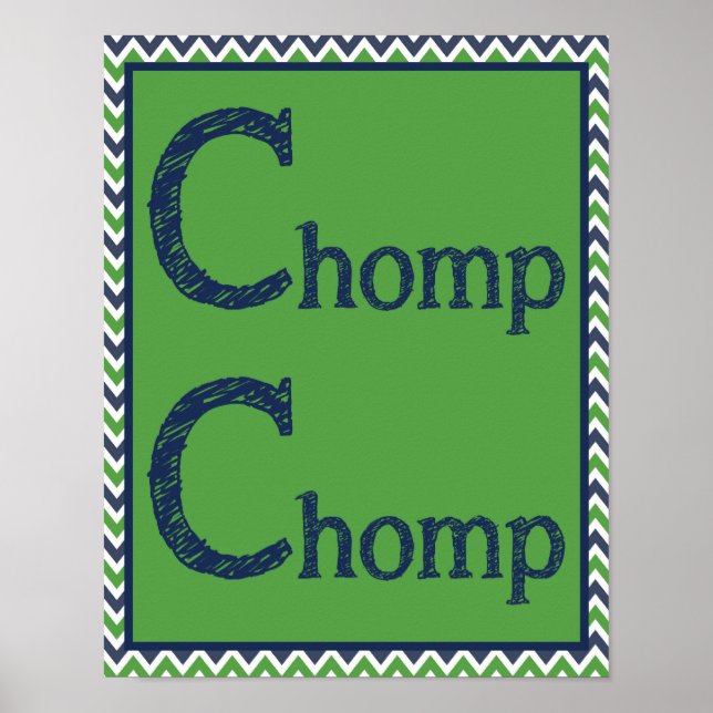 Poster Chomp Chomp (Devant)