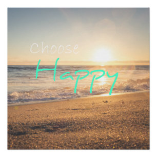 Poster "Choose Happy"