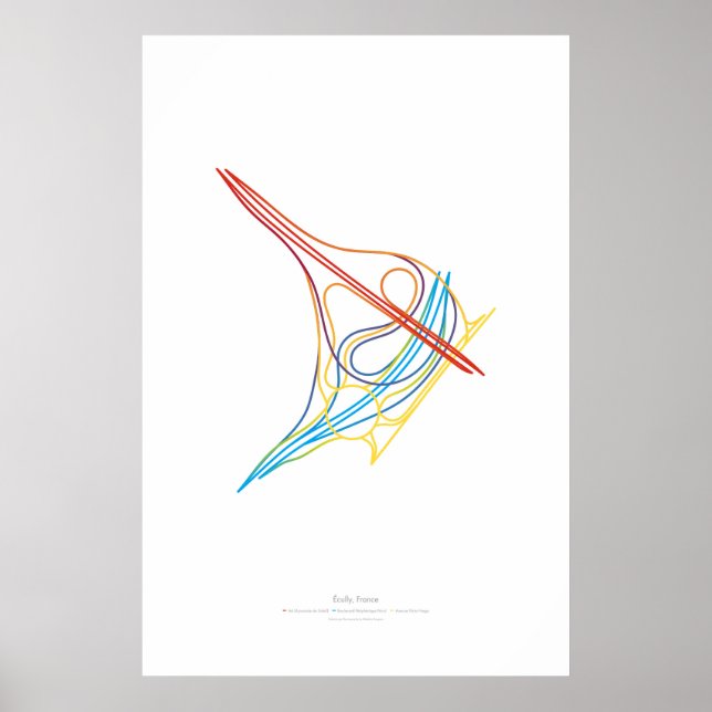 Poster Chorégraphie d'échange : Écully, France (Devant)