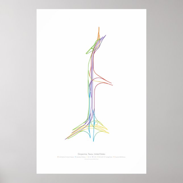 Poster Chorégraphie d'échange : Grapevine, TX, États-Unis (Devant)