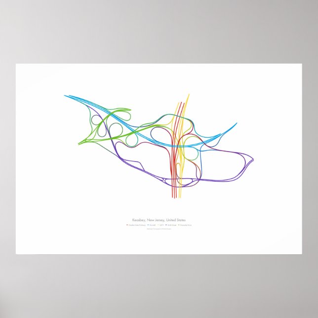 Poster Chorégraphie d'échange : Keasbey, NJ, États-Unis (Devant)