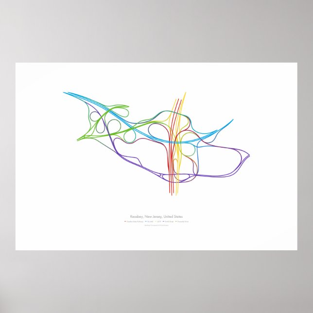 Poster Chorégraphie d'échange : Keasbey, NJ, US v2 (Devant)