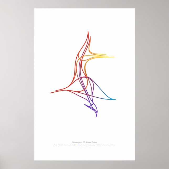 Poster Chorégraphie d'échange : Washington, DC, États-Uni (Devant)