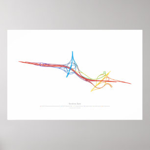 Poster Chorégraphie des échangeurs : Barcelone, Espagne 2