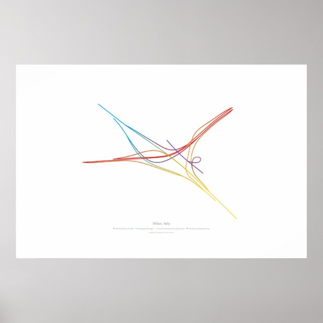 Poster Chorégraphie Interchange : Milan, Italie (Devant)