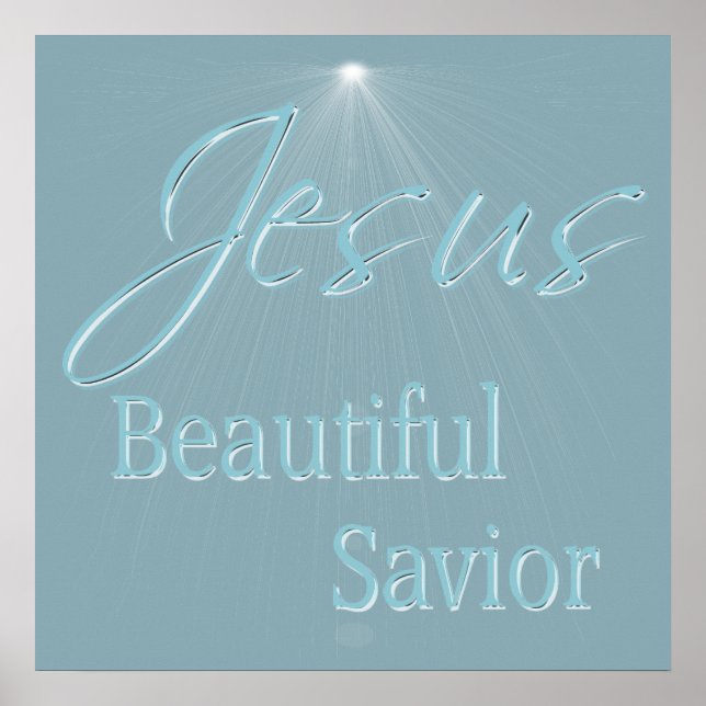 Poster chrétien avec les mots (Devant)