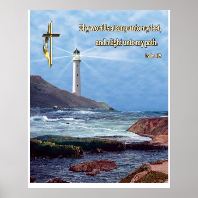 Poster chrétien Psalm 119 (Devant)