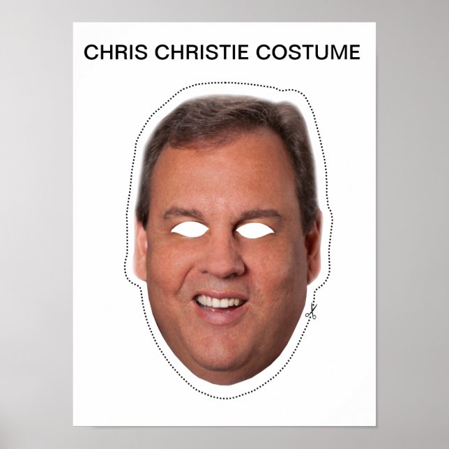 Poster Chris Christie Costume (Devant)