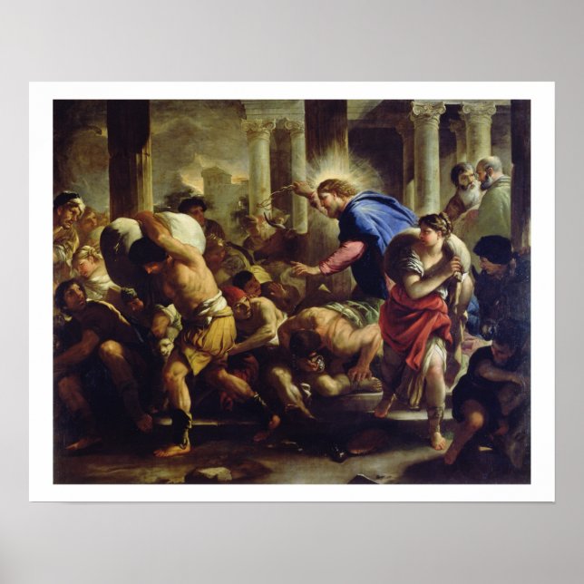 Poster Christ Driving the Merchants from the Temple (Devant)
