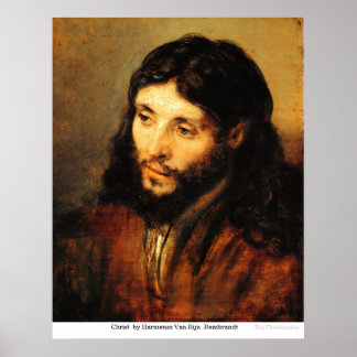 Poster Christ par Harmensz Van Rijn Rembrandt
