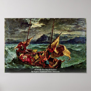Poster Christ Sur La Mer De Galilée