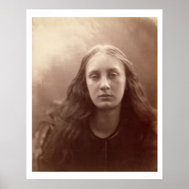 Poster Christabel, portrait de May Prinsep, c.1867 (sepia (Devant)