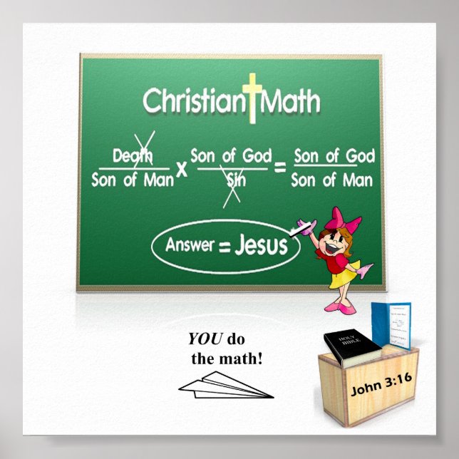 Poster Christian Math (Devant)
