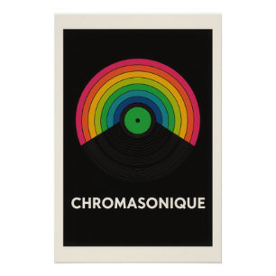Poster 🌈 Chromasonique – L'Explosion Chromatique du Son