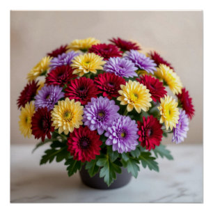 Poster Chrysanthème