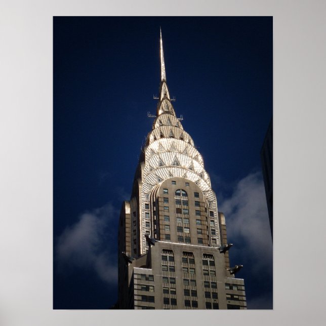 Poster Chrysler Building, New York City, Medium (Devant)