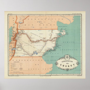 Poster Chubut, Argentine