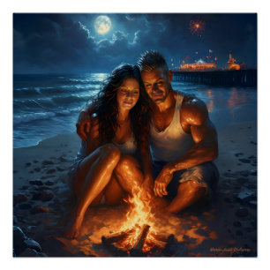 Poster Chuchotements au clair de lune