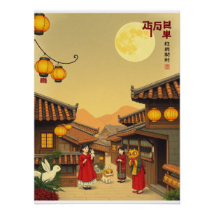 Poster Chuseok Joseon Retro 2025