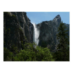 Poster Chute de Bridalveil dans le Parc national de Yosem
