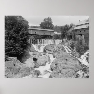 Poster Chutes au-dessus de Brockway Gorge