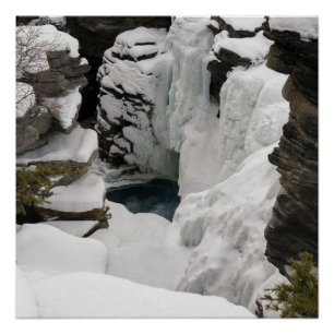 Poster Chutes d'Athabasca congelées