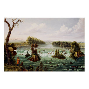 Poster Chutes de Saint-Anthony par Henry Lewis