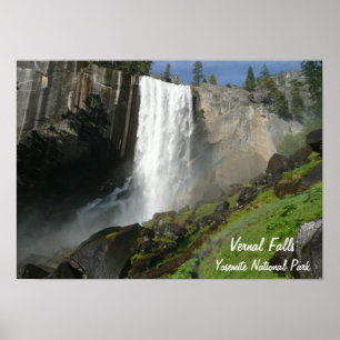 Poster Chutes de Vernal I dans le parc national de Yosemi