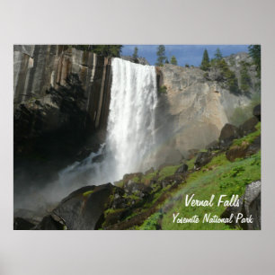 Poster Chutes de Vernal I dans le parc national de Yosemi