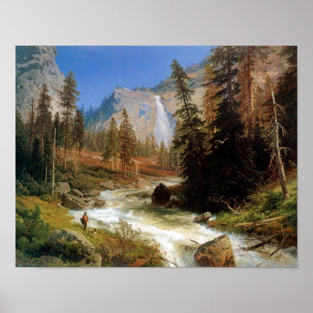Poster Chutes du Nevada, Yosemite (Devant)