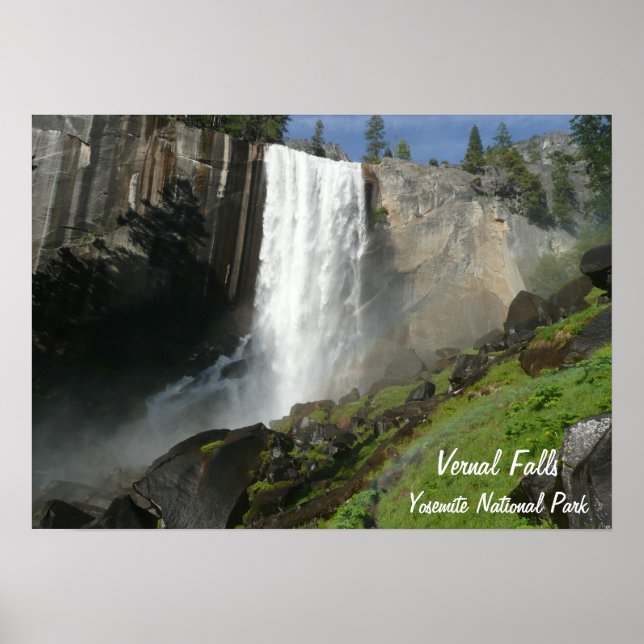 Poster Chutes vernales I dans le parc national Yosemite (Devant)