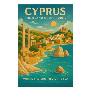 Poster CHYPRE — L'Île d'Aphrodite