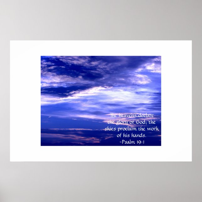 Poster Ciel bleu (Devant)