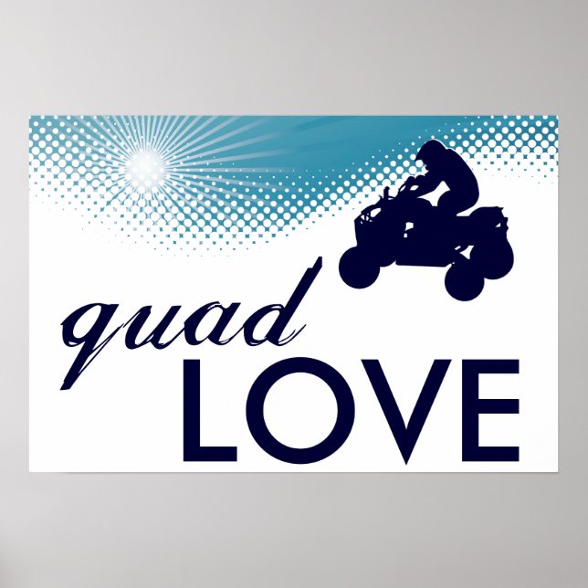 Poster ciel grand quad amour (Devant)