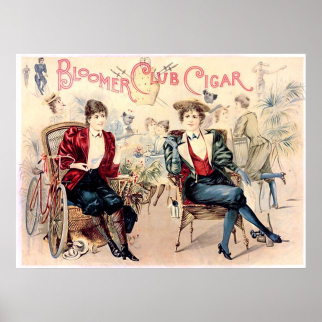 Poster Cigar Bloomer Club (Devant)