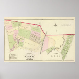 Poster Cimetière du nord Batcheller de canal de