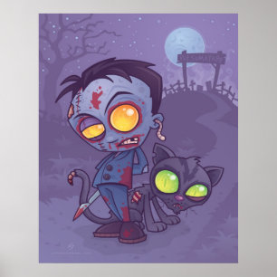 Poster Cimetière pour animaux de compagnie