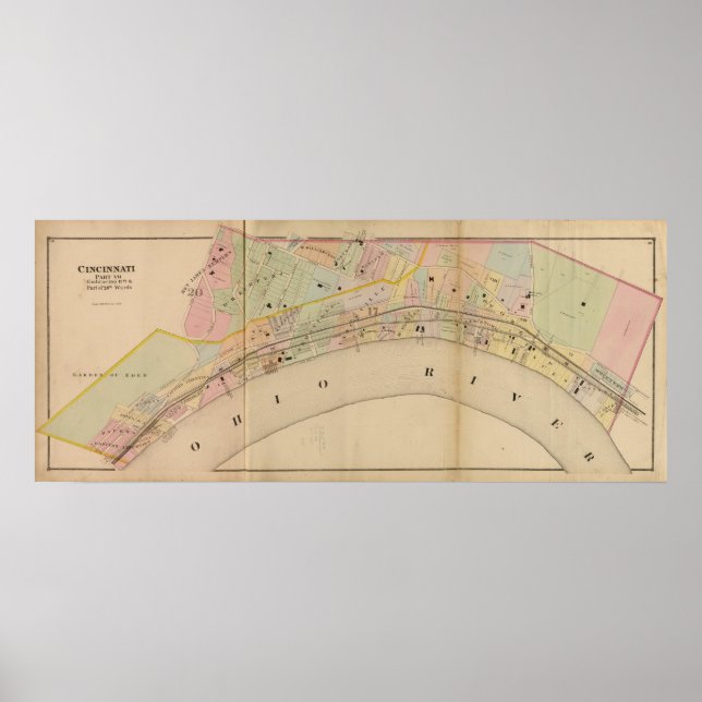 Poster Cincinnati, Ohio 5 (Devant)