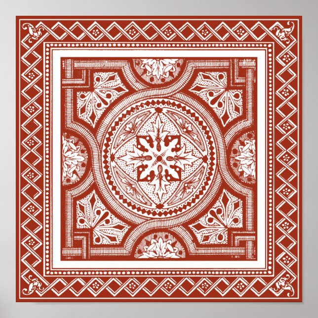 Poster Cinnabar Woodblock IV (Devant)