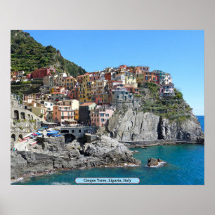 Poster Cinque Terre, Ligurie, Italie
