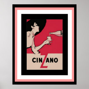 Poster Cinzano 16 x 20
