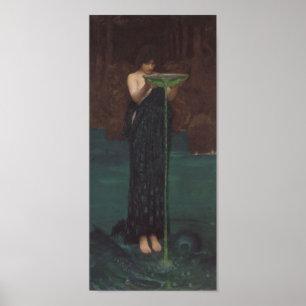 Poster Circe Invidiosa par John William Waterhouse