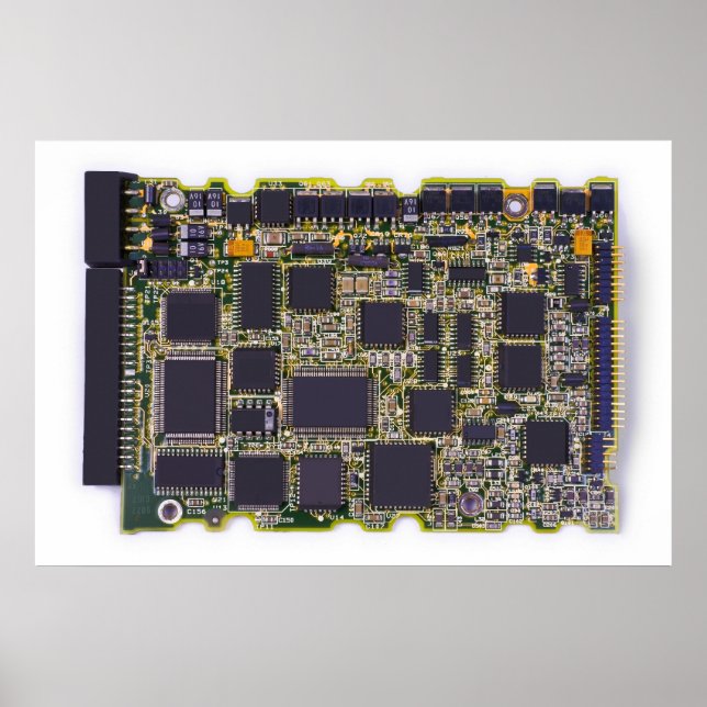 Poster circuit électronique (Devant)