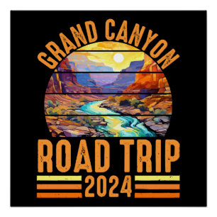 Poster Circuit Grand Canyon National Park 2024