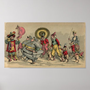 Poster Circus Procession 1888 Image du livre pour enfants