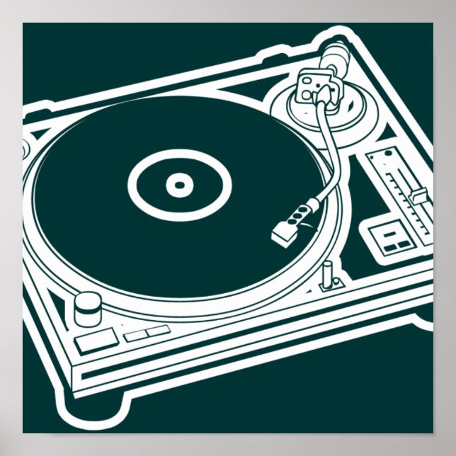 Poster Cire Old School / Platine (Devant)