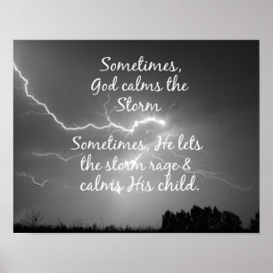 Poster Citation chrétienne inspirée