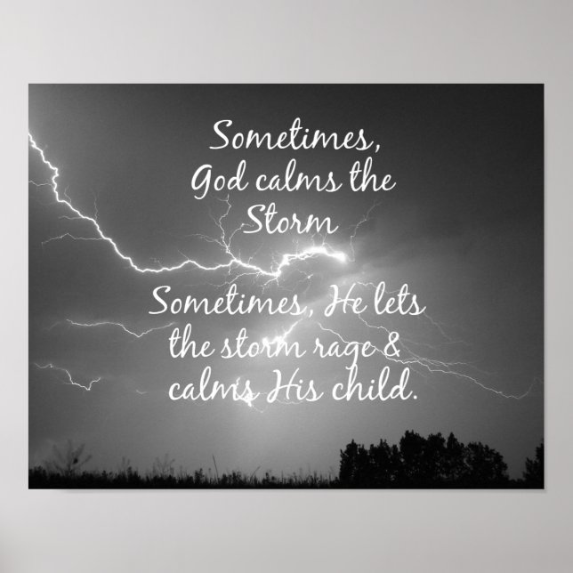 Poster Citation chrétienne inspirée (Devant)