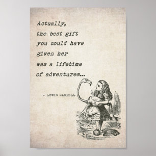 Poster Citation d'Aventure Alice au Pays des Merveilles a